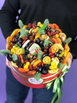 Новорічний подарунок з сухофруктами та джемом 34712 фото
